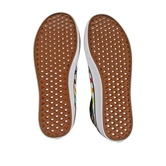 Vans Comfycush Sk8-Hi Tie-Dye Checkerboard Sneakers - Men's 10.5 / Women's 12