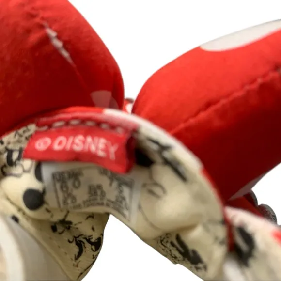 VANS   DISNEY Limited Edition Red &amp; White Polka Dot Minnie Sneakers - Size 7.5