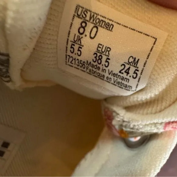 Vans Doheny Desert Floral Women's Shoes size 8