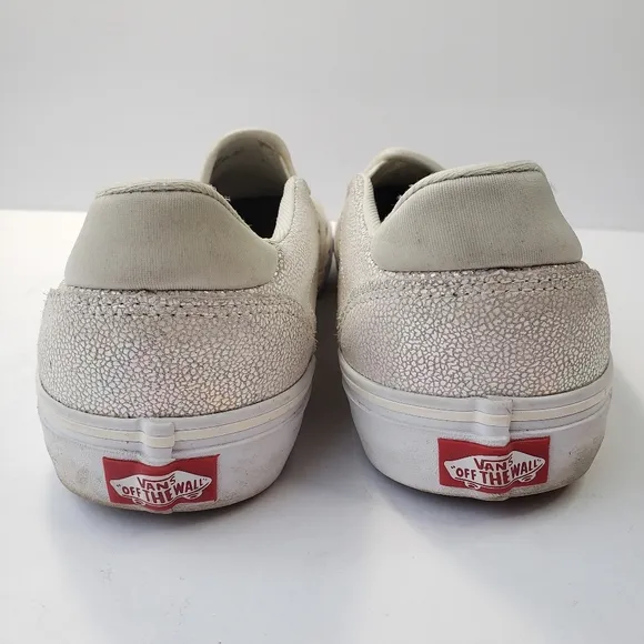 Vans holographic women's slip-on deluxe comfort loafers