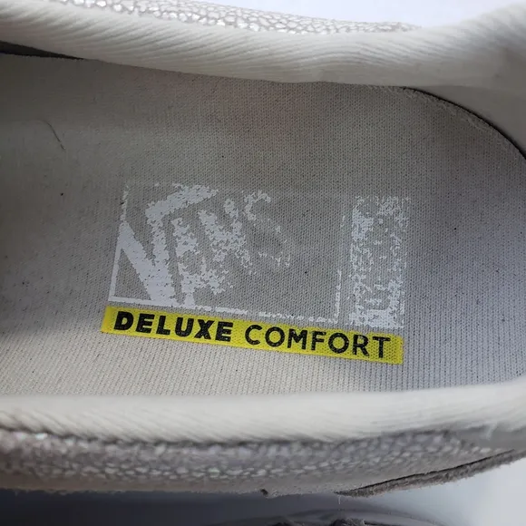 Vans holographic women's slip-on deluxe comfort loafers