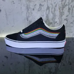 Vans Los Angeles Pride Sneakers Men's 10 Rainbow New