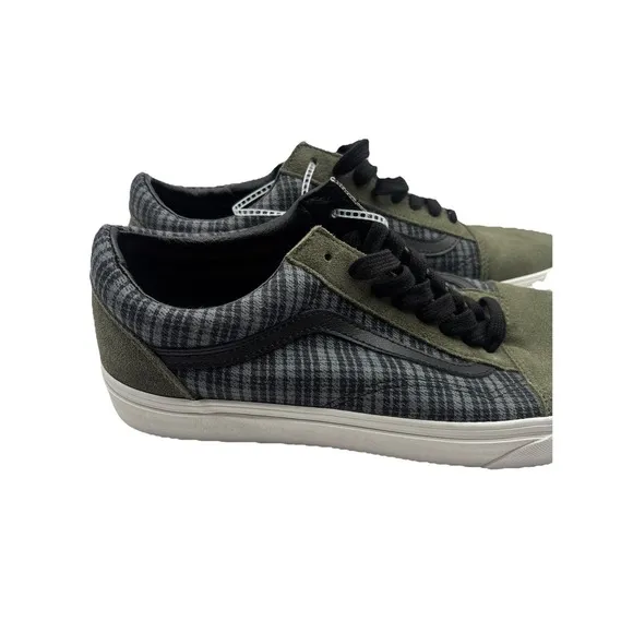Vans Old Skool Grunge Plaid Multi Green Size US 11.5 Men New  Rare Sneakers