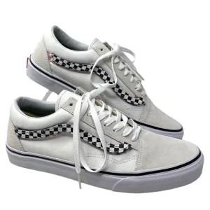 VANS Old Skool Sport Sneakers Men's Skate Low Top Suede Canvas White ALSU01647