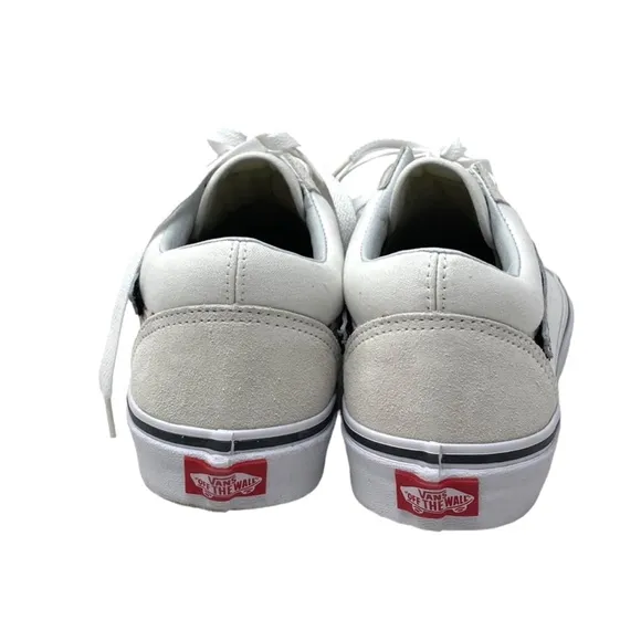 VANS Old Skool Sport Sneakers Men's Skate Low Top Suede Canvas White ALSU01647