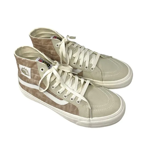 VANS Sk8-Hi 38 Decon Shoe Sand Canvas Men's Size Sneakers Skate VN0A4BX62ZA