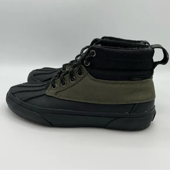 Vans Sk8-HI Del Pato MTE Duck Boots Waterproof Green Youth Men's 5.5 - Women's 7