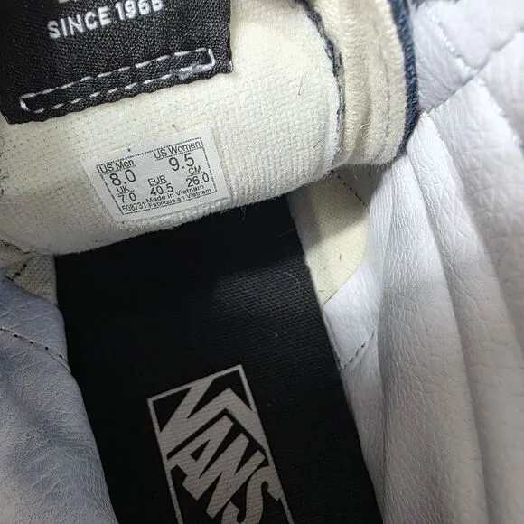 Vans‎ SK8-Hi Navy Pink Lightning Graphic High Top Sneakers Skate Shoes Men's 8