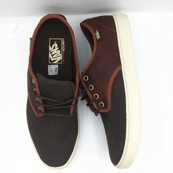 VANS unisex fashion leather sneakers