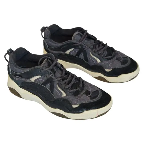Vans Varix WC Staple Black Ebony Leather Suede Sneakers Size US 8 Women 6.5 Men
