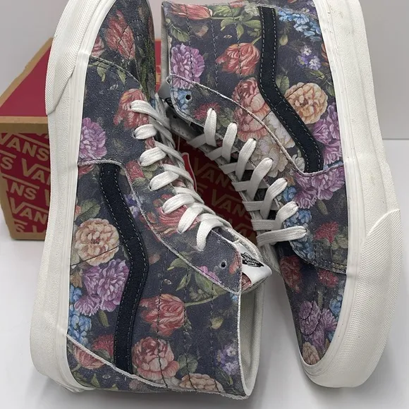 Vans WMNS Moody Floral Sk8-Hi Tapered Sneakers Grey/WhiteVN0A7Q621XM