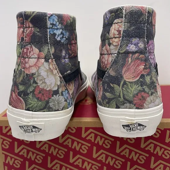Vans WMNS Moody Floral Sk8-Hi Tapered Sneakers Grey/WhiteVN0A7Q621XM