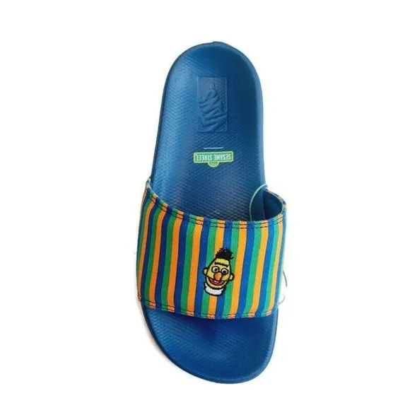 VANS X Sesame Street Ernie and Bert La Costa Slide On Sandal Mens Size 5 Slide