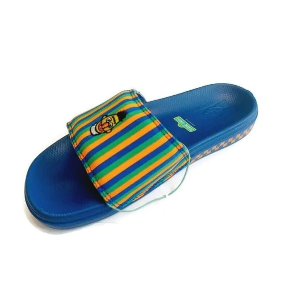 VANS X Sesame Street Ernie and Bert La Costa Slide On Sandal Mens Size 5 Slide