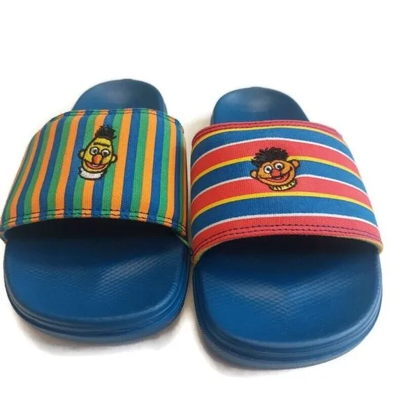 VANS X Sesame Street Ernie and Bert La Costa Slide On Sandal Mens Size 5 Slide