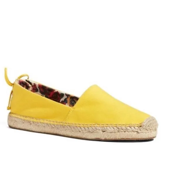 Vera Bradley Laceback Espadrilles, Maize, Yellow, 8, 10