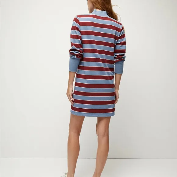Veronica Beard Cenda Rugby-Striped Mini Dress
