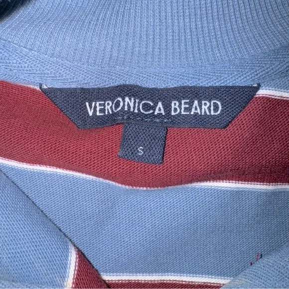 Veronica Beard Cenda Rugby-Striped Mini Dress