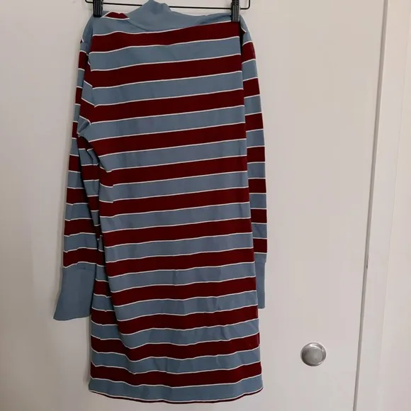 Veronica Beard Cenda Rugby-Striped Mini Dress