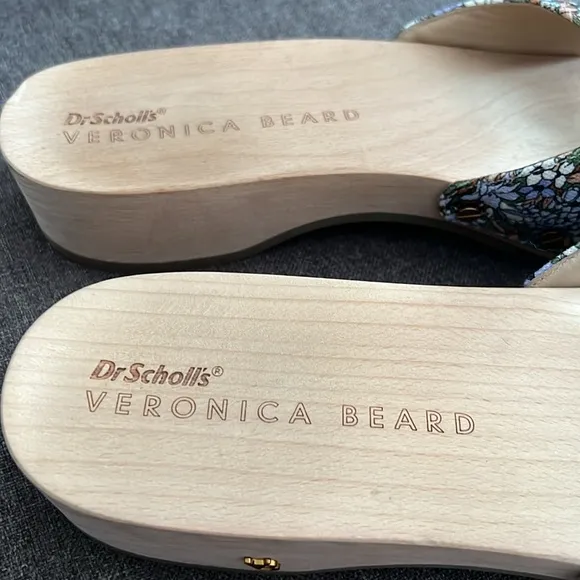 VERONICA BEARD X DR SCHOLLS RETRO FLORAL SLIDES