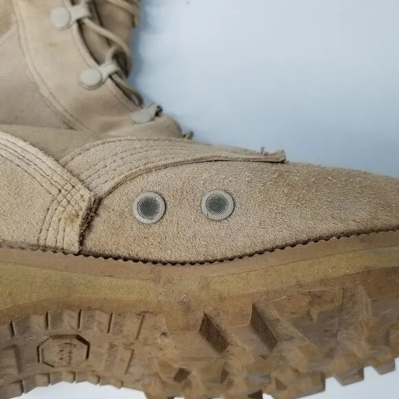 Vibram Combat Boots Men's 11R Tan Military Style Army Hot Weather Desert