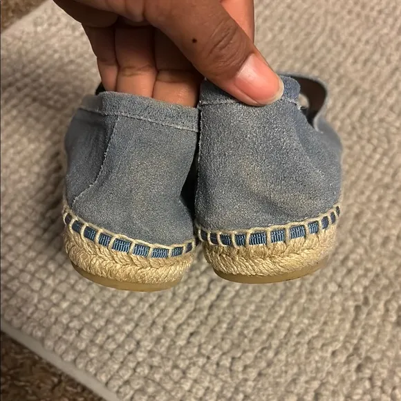 Vince Blue Loafers Slip-On Suede Comfort