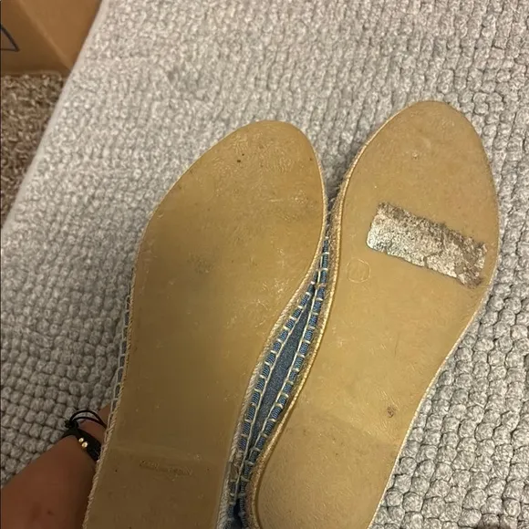 Vince Blue Loafers Slip-On Suede Comfort