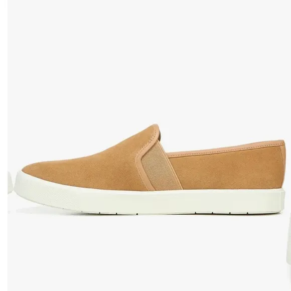 VINCE Preston Slip-On Suede Camel Color Sneakers size 10