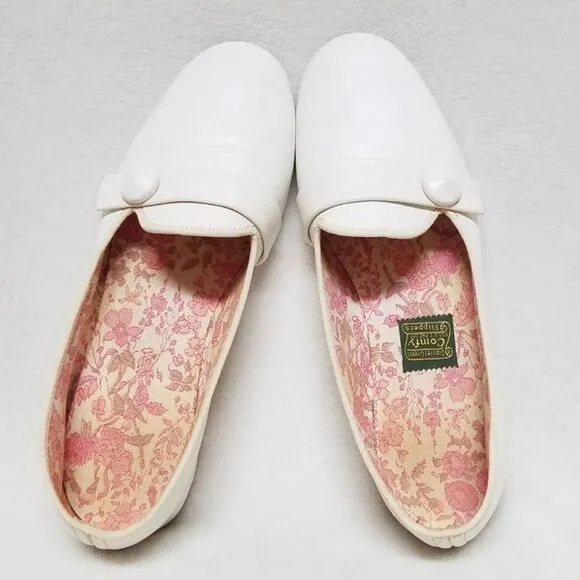 VINTAGE 68 Daniel Green Happy Pearl Leather Flats