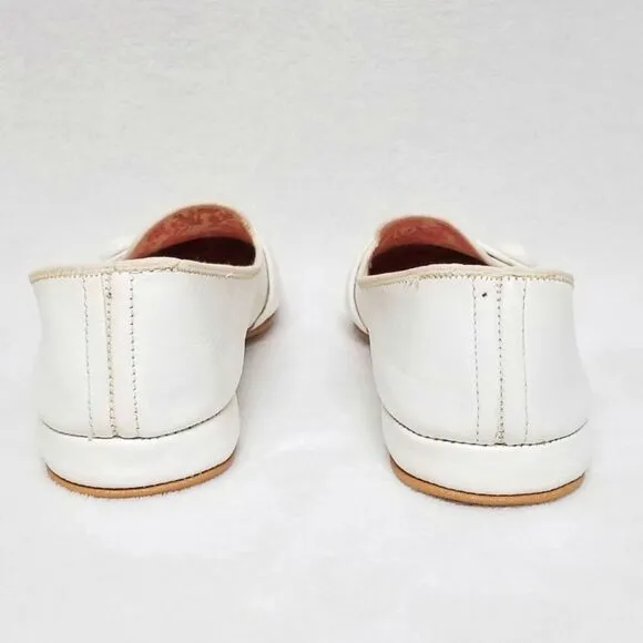 VINTAGE 68 Daniel Green Happy Pearl Leather Flats