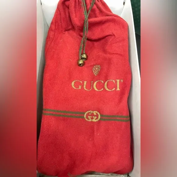 Vintage Gucci Loafers Blue Suede 40.5 original box and dust bag