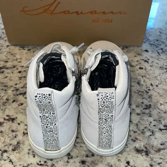 Vintage Havana DYNO HIGH MULTI SPARKLE High Top Fashion Sneakers Size 8.5 NIB