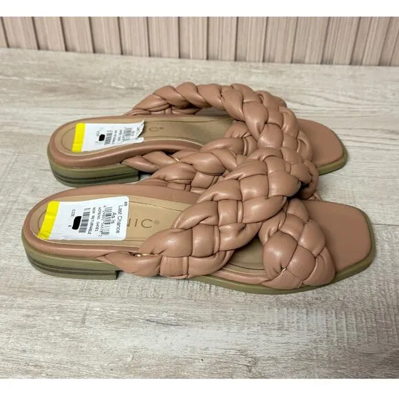 Vionic Braided Cross Strap Slides Kalina Women's Size 6
