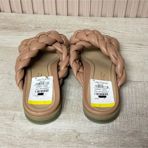 Vionic Braided Cross Strap Slides Kalina Women's Size 6