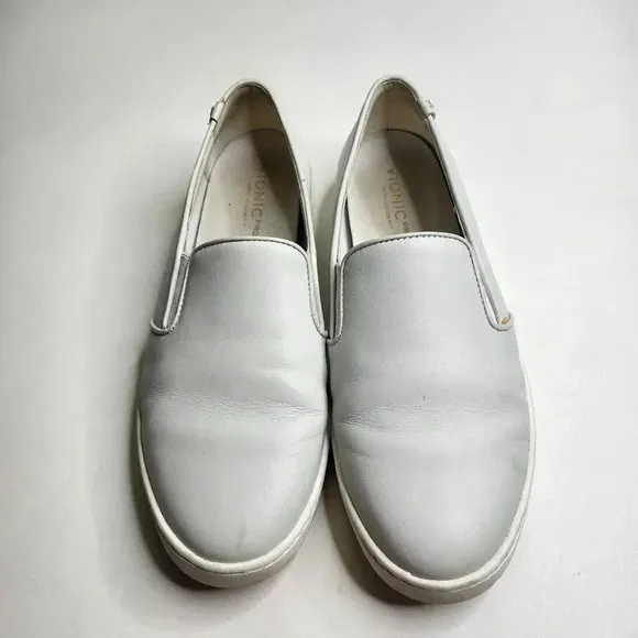 VIONIC Pro Avery Women’s White Leather Comfort Slip On Loafers Size 11