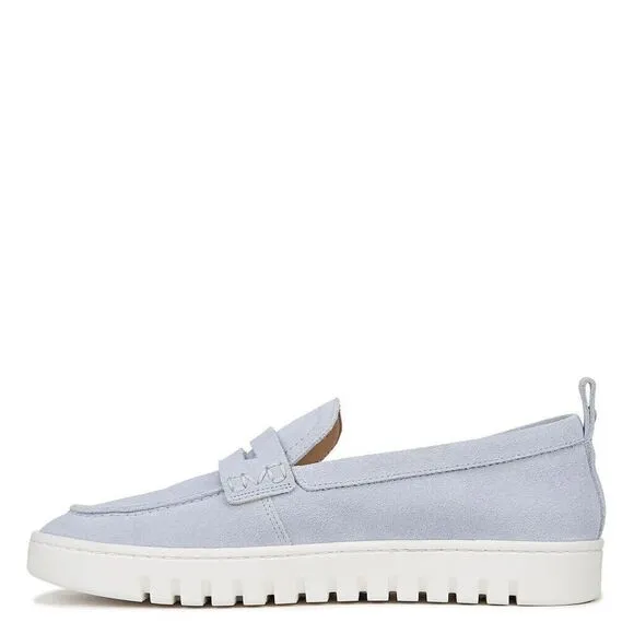 Vionic Uptown I6609L1-402 Women's US 9 Blue Suede Slip-on Comfort Loafers VDA323