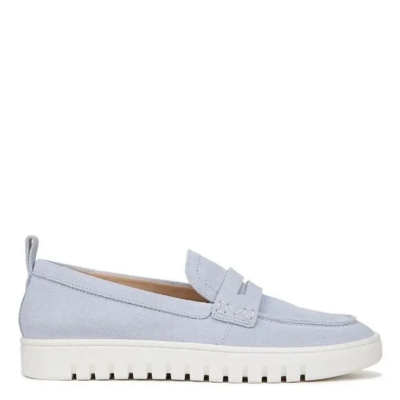 Vionic Uptown I6609L1-402 Women's US 9 Blue Suede Slip-on Comfort Loafers VDA323