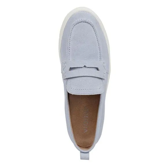 Vionic Uptown I6609L1-402 Women's US 9 Blue Suede Slip-on Comfort Loafers VDA323