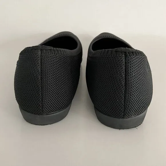 Vivaia Flats Size 42 US 10.5M Black Point-toe Slip-on Washable Travel
