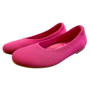 VIVAIA Pink Knit Tamia 2.0 Almond Toe Ballet Flats 39 US 8 Comfort Shoes Travel
