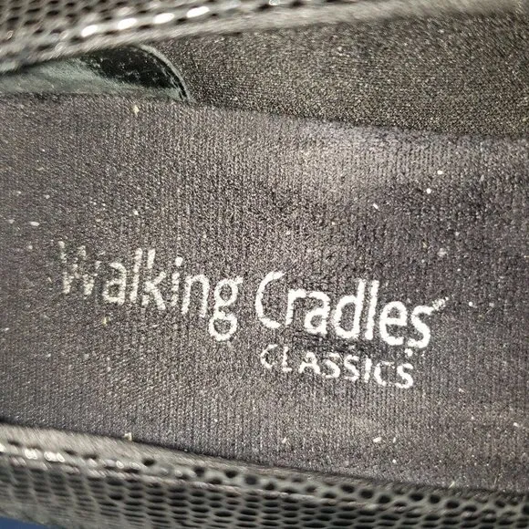 Walking Cradles Classics Women's Black Leather Loafers Size 8