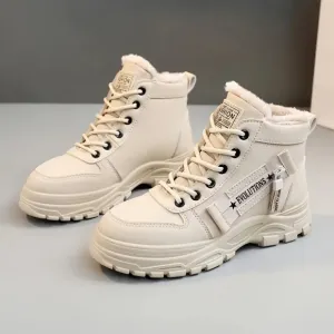 White Women's Winter Boots