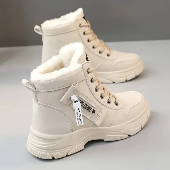 White Women's Winter Boots