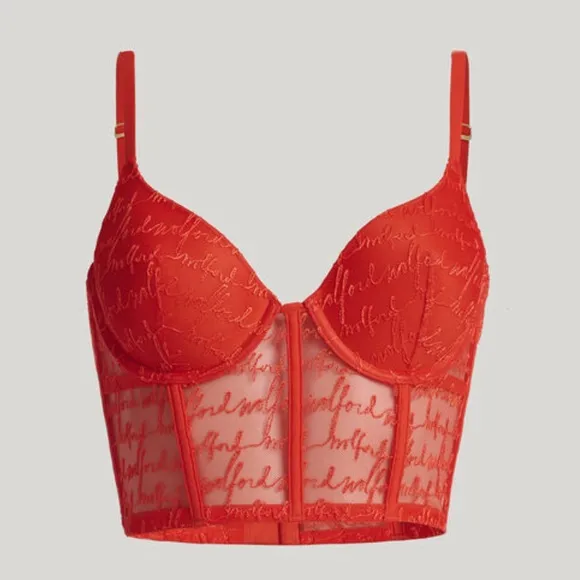 Wolford Logo Obsessed Bustier Bra.