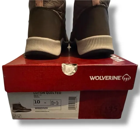 Wolverine Men's Luton Quilted Waterproof Insulated Mid Snow Boot 10