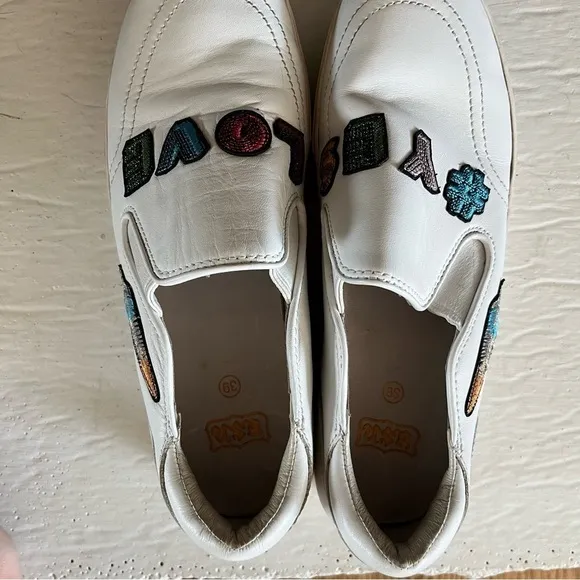 Women's Ash Jess Yes Love Embroidered Sneakers Size 6.5/37