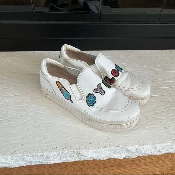 Women's Ash Jess Yes Love Embroidered Sneakers Size 6.5/37