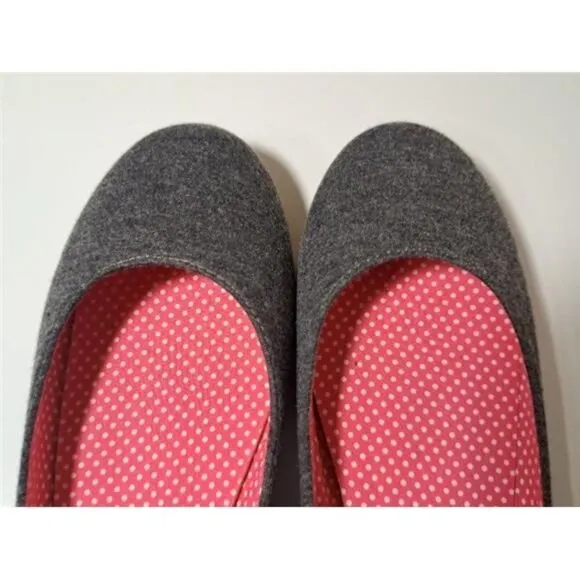 Women's Ballet Flats Elastic Ankle Strap Slip-On Shoes Size 9