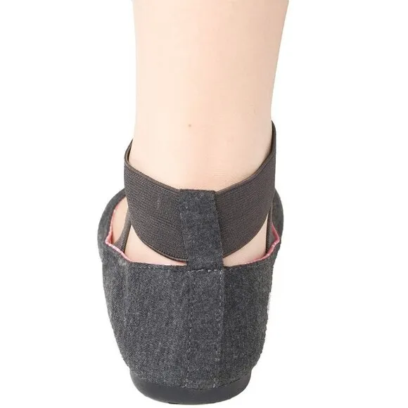 Women's Ballet Flats Elastic Ankle Strap Slip-On Shoes Size 9