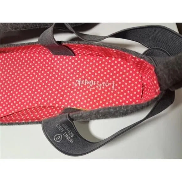 Women's Ballet Flats Elastic Ankle Strap Slip-On Shoes Size 9
